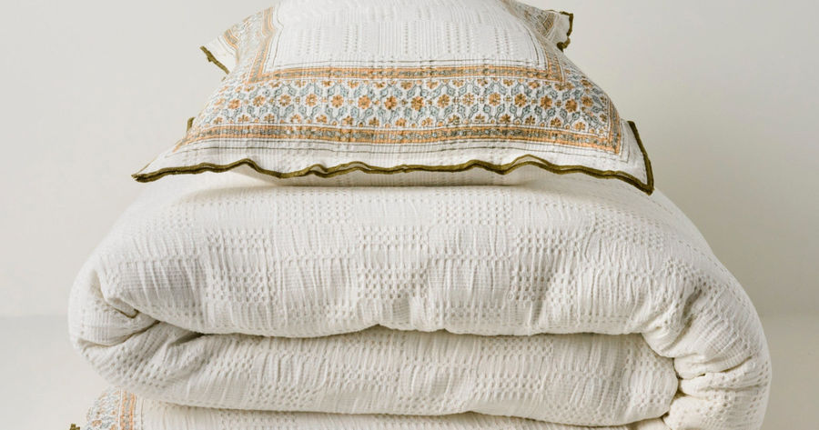 Clemence Block Print Duvet Cover added by Brittainey Lauridsen