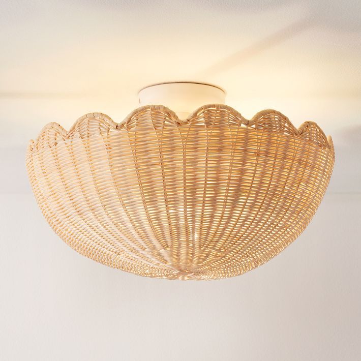 Rattan Bubble Flush Mount (18") added by Danielle Hayon