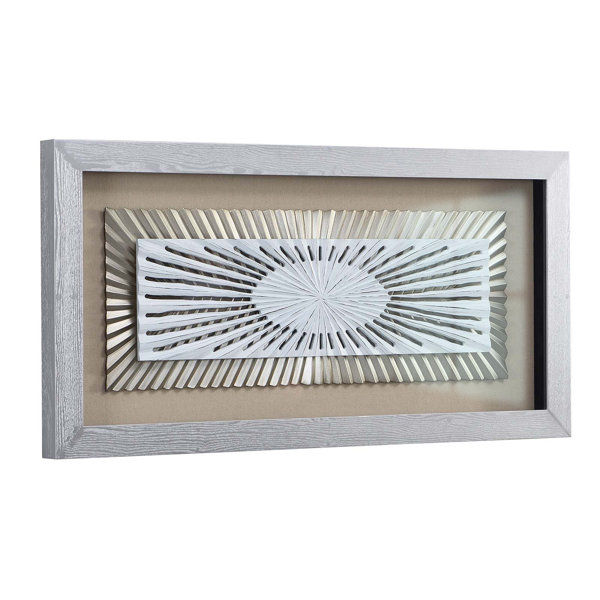 3D Silver Wall Decor Rectangle Shadow Box added by erika grossman
