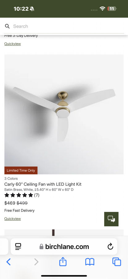 60 in Ceiling Fan added by Audrey Haynes