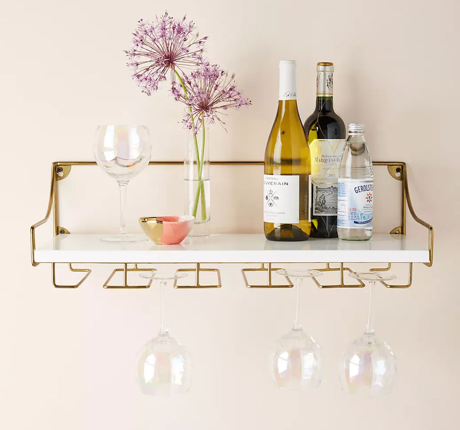 Mayfair Wall-Mounted Wine Glass Shelf added by Sasha Childres