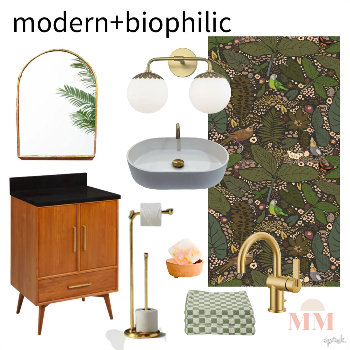 Green Primary Bathroom Inspo designed by Robin Gahan