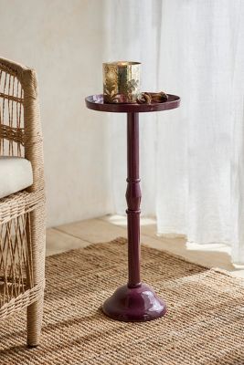Spindle Aluminum Side Table added by Serena Finnerty
