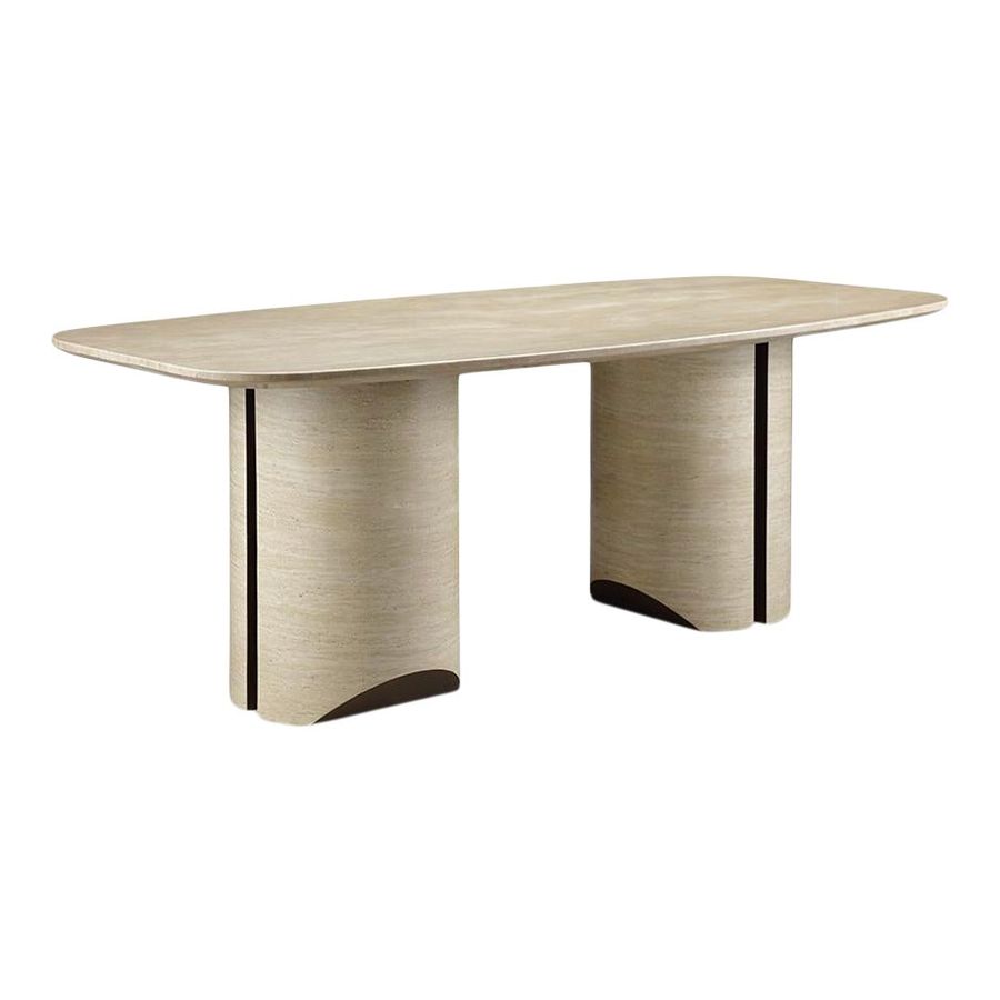 Vesta Dea Negro Marquina Stone Dining Table added by Rose Jacobsen