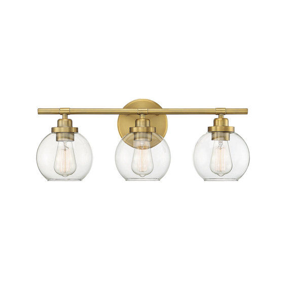Simple Globe Vanity Light - 3 Light added by SABi iNTERIORS