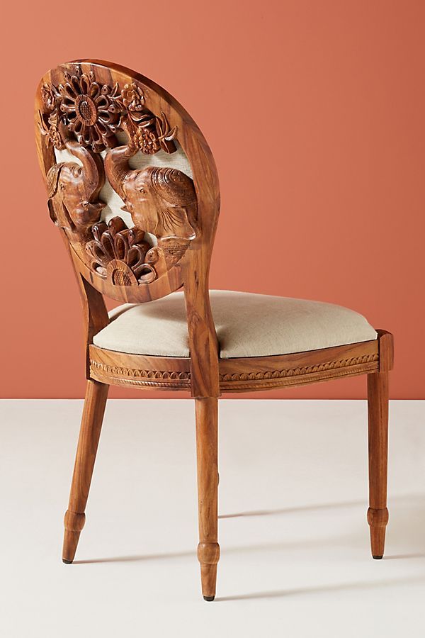 Handcarved Elephant Dining Chair added by Jourdan Reinhart