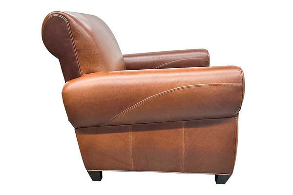 Tribeca Rustic Tight Back Leather Club Chair - Club Furniture added by anne castillo