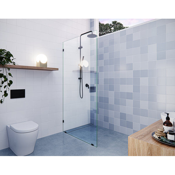 Vela 38 in. x 78 in. Fully Frameless Single Fixed Shower Panel added by Amanda Higgins