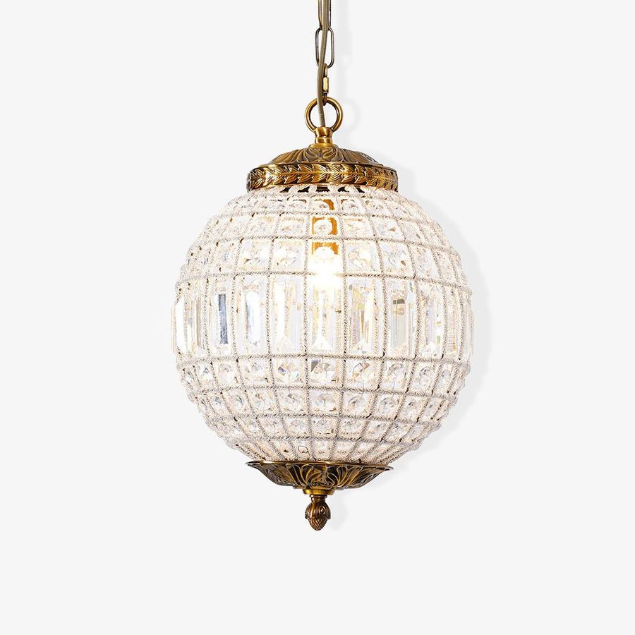 Traditional Gold Globe Chandelier added by Sandy Schargel Interiors