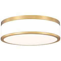 Ballord by Z-Lite Modern Gold LED 12 inch 1 Light Flush Mount | www.lampsplus.com added by Jayme Weaver