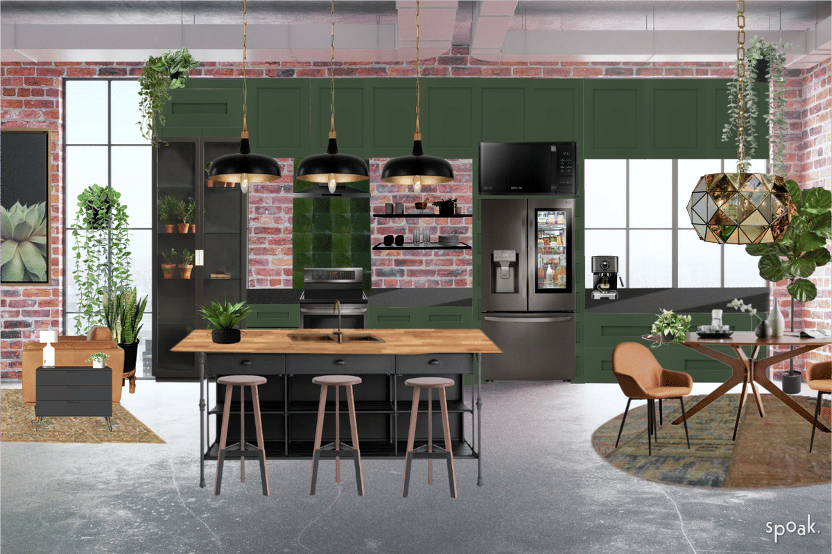 Black Kitchen Inspo designed by Anwen Thomas