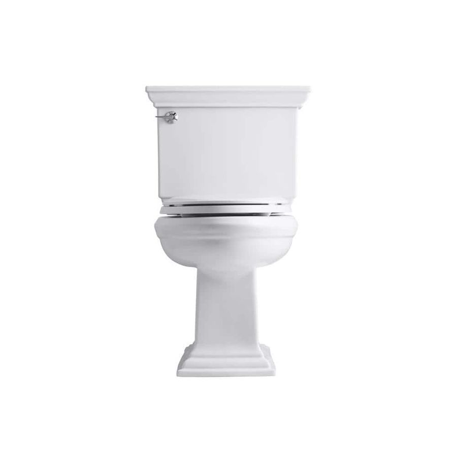 KOHLER Memoirs 12 in. Rough In 2-Piece 1.28 GPF Single Flush Elongated Toilet in White Seat Not Included K-3817-0 - The Home Depot added by mckinley long