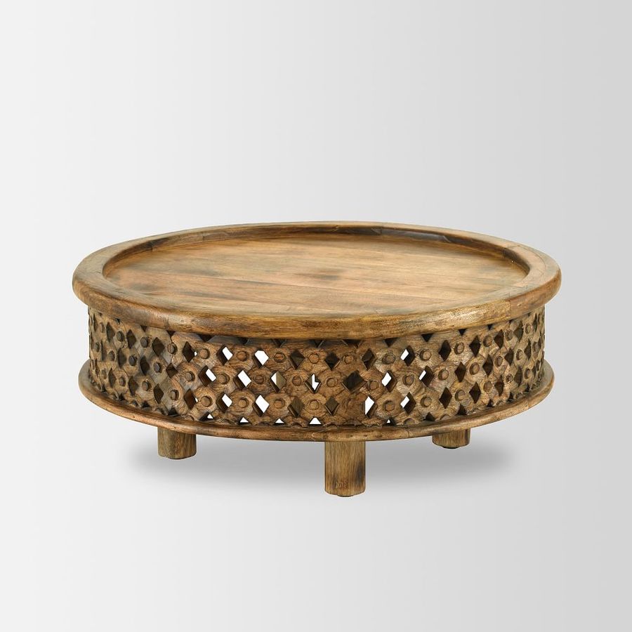 Carved Wood Coffee Table added by Tammy Gerber