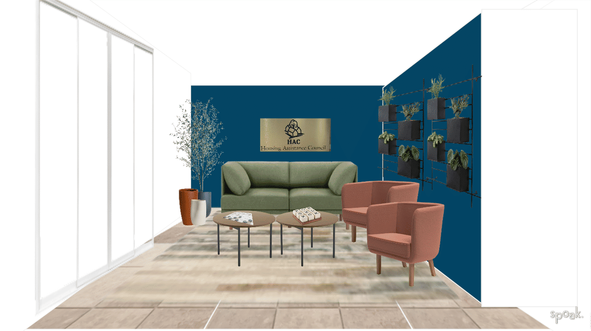 Navy Kitchen + Living Room Inspiration designed by Laura Khokhar