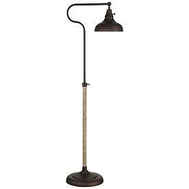 Ferris Bronze Adjustable Industrial Downbridge Pharmacy Floor Lamp  added by Nicole Jordan
