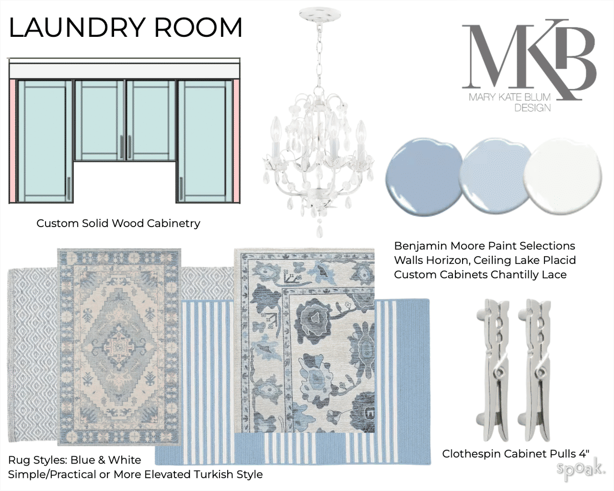 Laundry Room Inspo designed by Mary Kate Blum