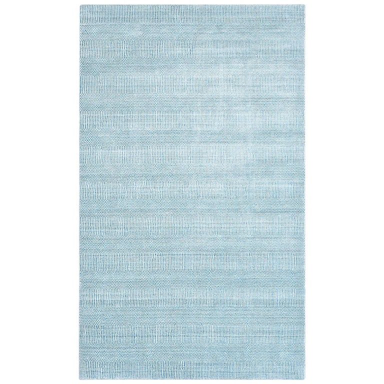 Reese, Contemporary Solid Handwoven Area Rug, Aqua added by Samuel Bolivar