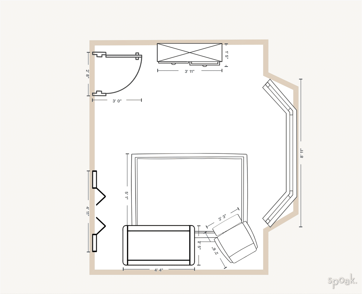 Nursery Plan designed by Erin Davis