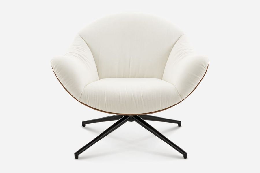 Arden Performance Fabric Swivel Armchair | Castlery added by Meghan Nally