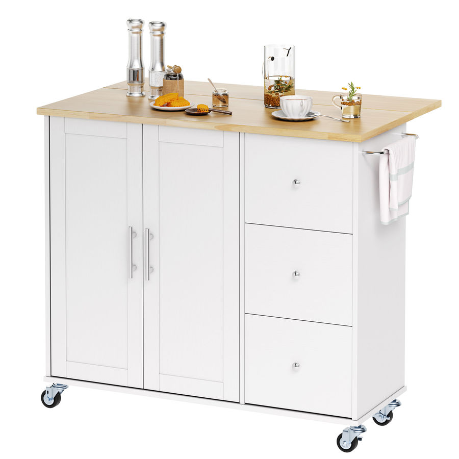 Lark Manor™ Arnola 39.7"W Kitchen Island Cart & Reviews | Wayfair added by Molly Rosner