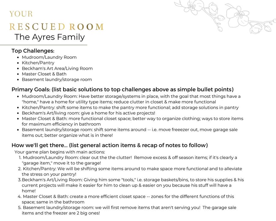 Sara Ayres - Strategize & Plan added by Rescued Room Design