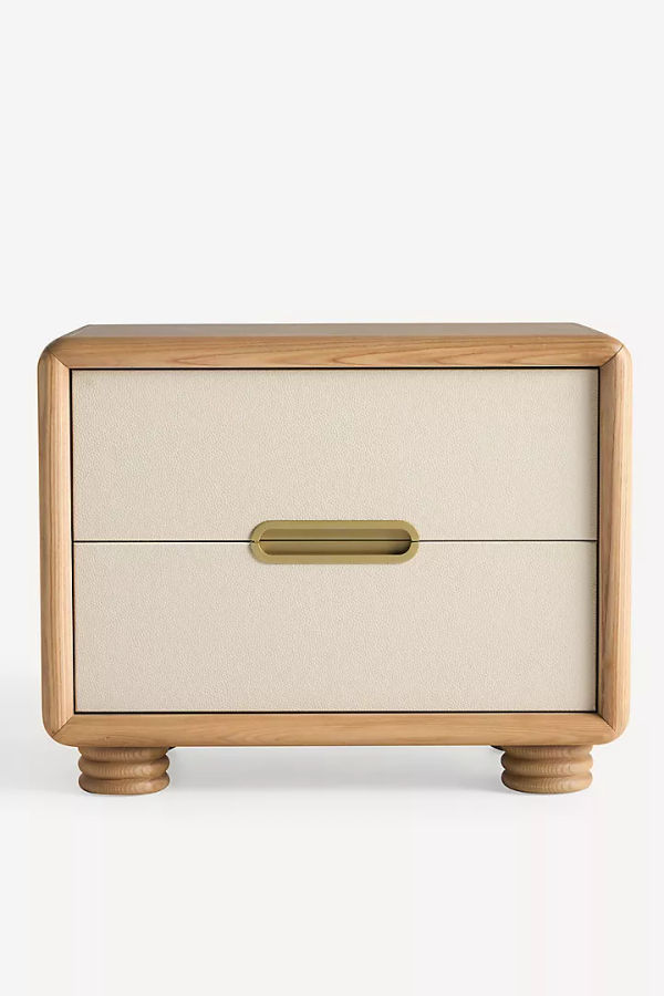 Monza Ash Wood Two-Drawer Nightstand added by Bethesda Home Stylist