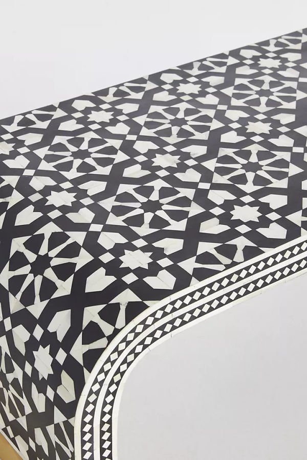 Moroccan Inlay Waterfall Coffee Table added by Ryan Mercer
