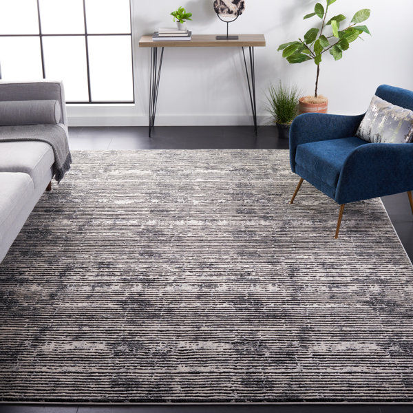 Fowler Machine Woven / Power Loomed Black/Gray Rug added by Cheyenne Starr