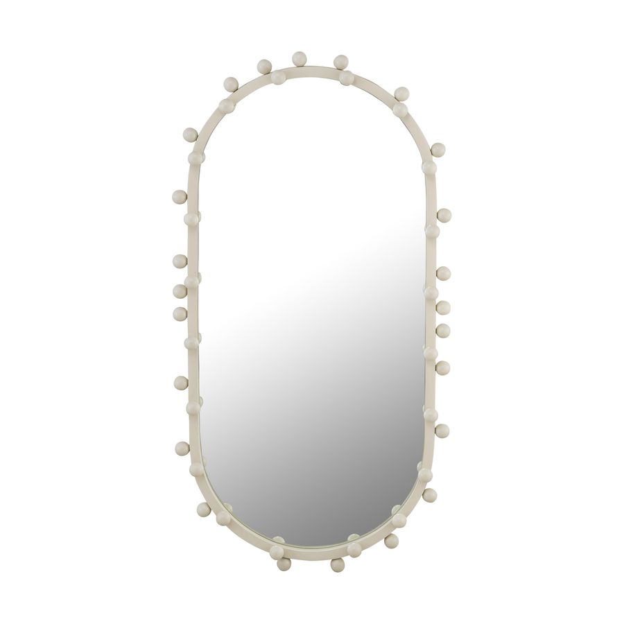 Bubbles Ivory Oval Wall Mirror added by Liliana Olsen