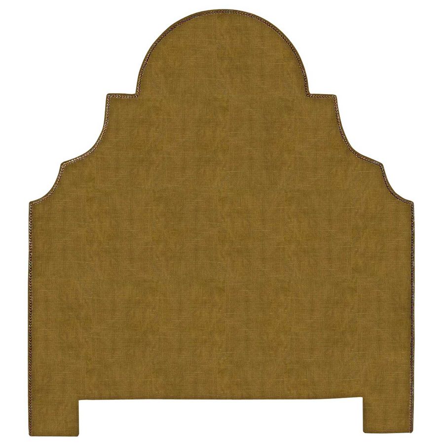 Custom Dara Headboard - John Robshaw - Antelope / King - John Robshaw Textiles added by Serena Finnerty