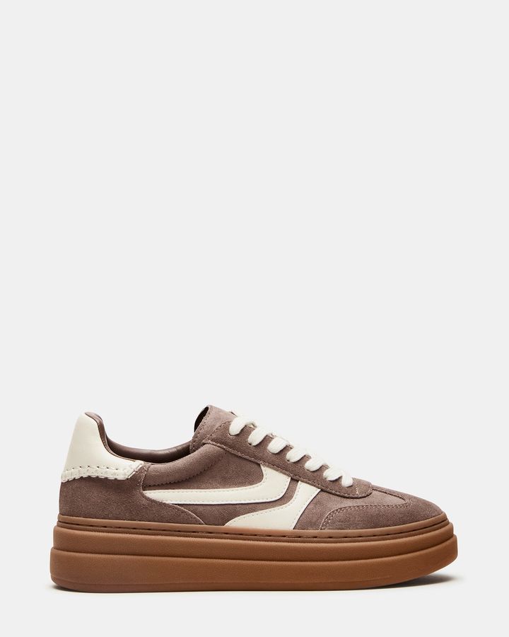 DODGE Espresso Low-Top Platform Sneaker | Women's Sneakers added by Kelsey Smith