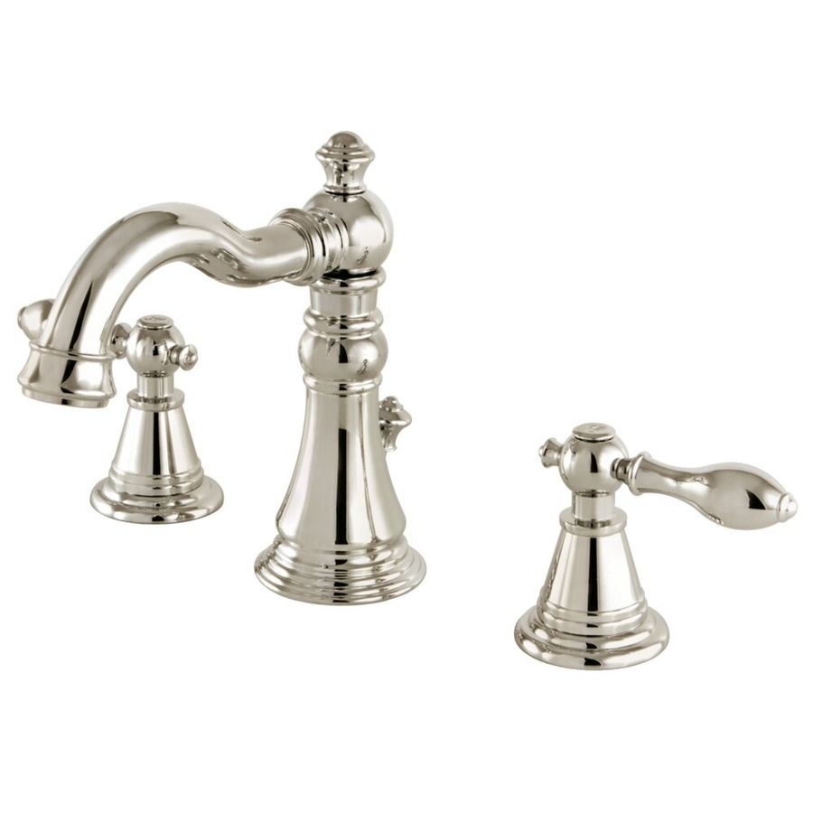 English Classic 8 in. Widespread Bathroom Faucet - Polished Nickel added by EMILY LUNN