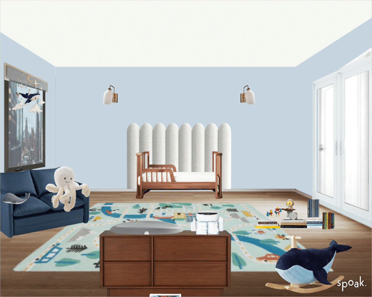 Nursery Inspo designed by Tanya Odegova