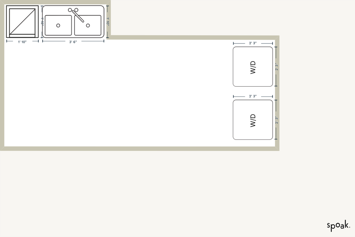 Mudroom Floor Plan designed by Alison Siebers