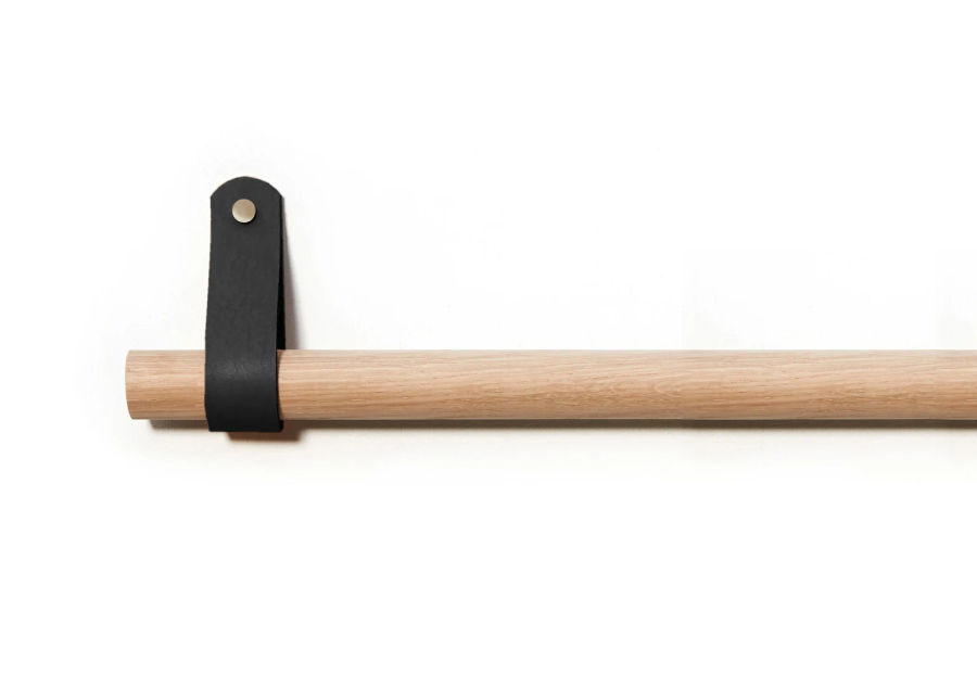 LEATHER Curtain Pole 0-720cm / 0-283.5 oak Walnut - Etsy added by Lindsay Etter
