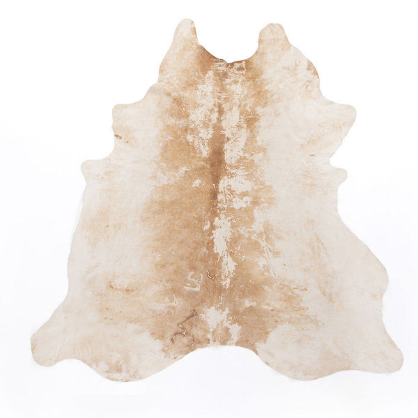 Harland Cowhide Animal Print Area Rug in Ivory added by Samantha Erickson