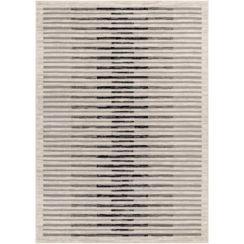 Hisela Performance Gray/Black/Beige Rug added by Nomadic Nooks