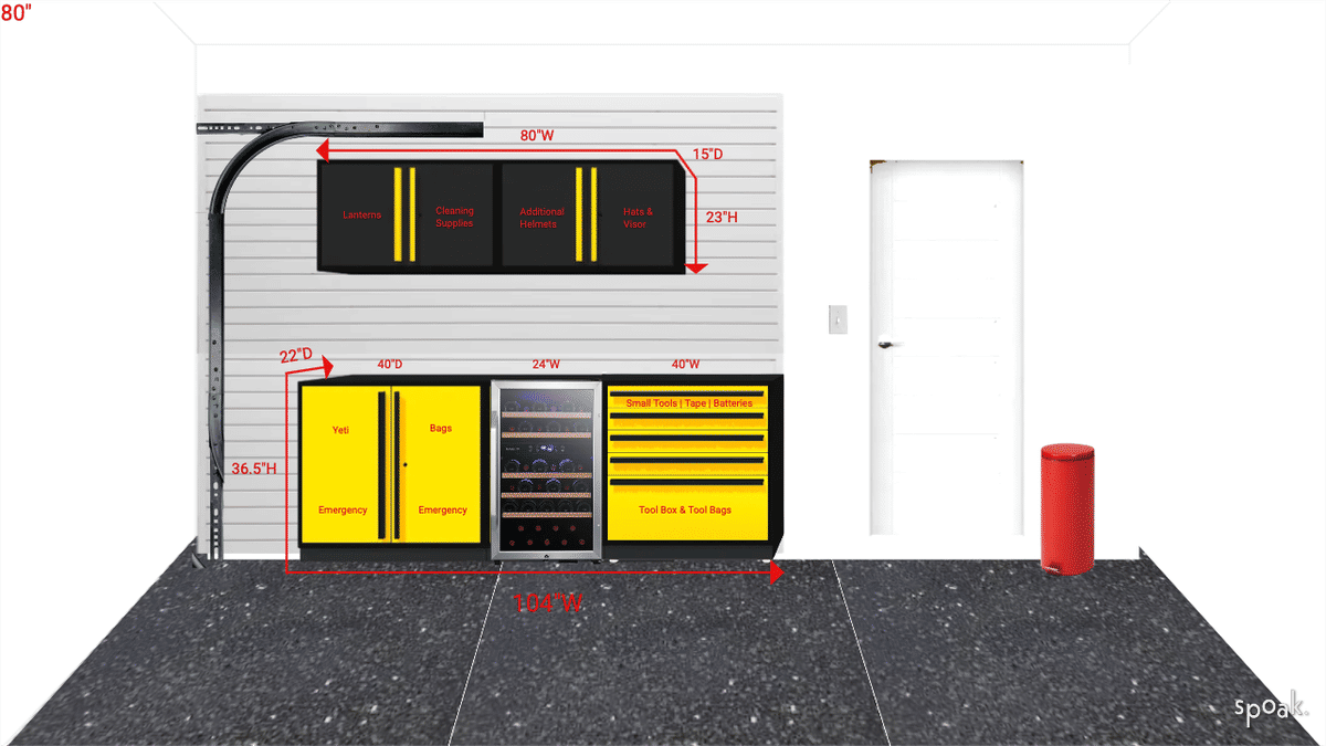 Garage Inspiration designed by Christina Whiteside