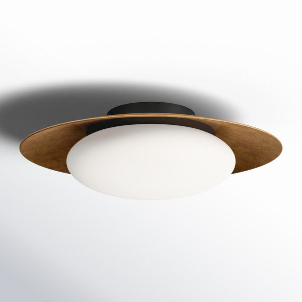 Haines Single Light Glass LED Flush Mount added by Miceala Antoniou