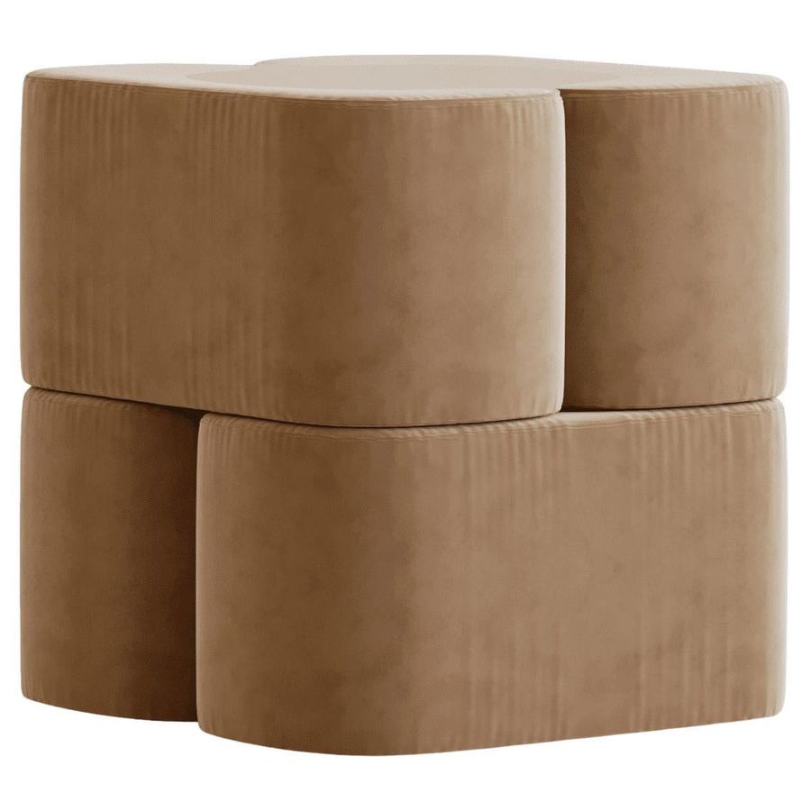ORI Pouf White Boucle by Hermhaus added by Karleigh Miller