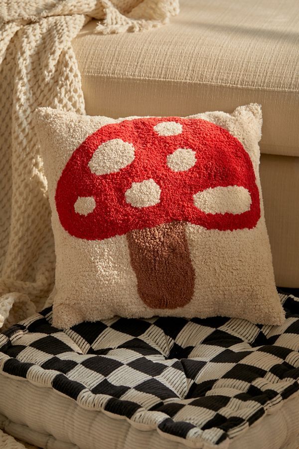 Mushroom Mini Tufted Throw Pillow added by Hadley Krueger