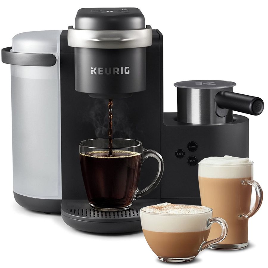 Keurig K-Cafe Single Serve K-Cup Coffee Maker, Latte Maker and Cappuccino Maker, Dark Charcoal - Walmart.com added by Amber Verduzco