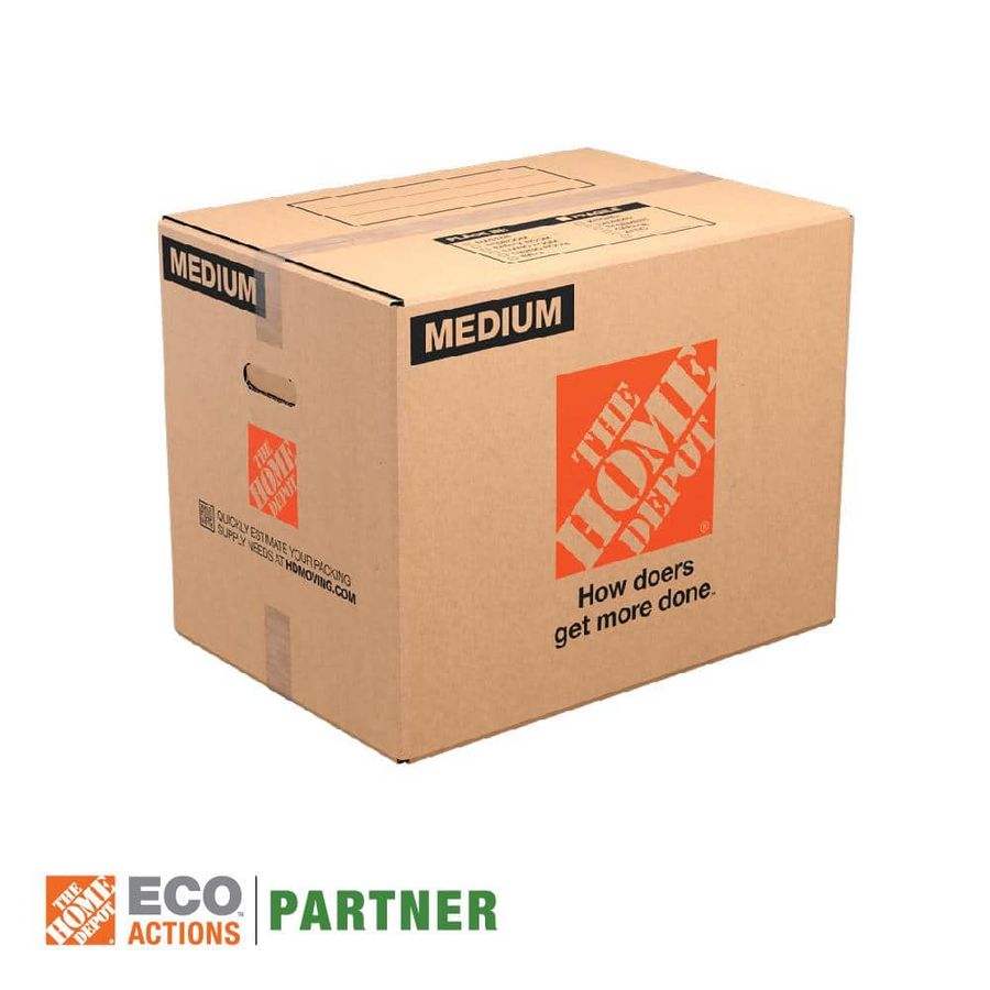 The Home Depot 21 in. L x 15 in. W x 16 in. D Medium Moving Box with Handles (10-Pack) MEDBOX10 - The Home Depot added by Rachel Fedorov