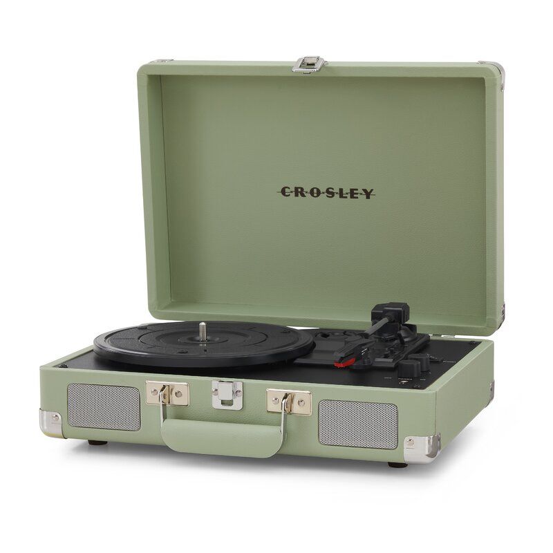 Portable 3 - Speed Turntable Decorative Record Player with Bluetooth added by sophia lin