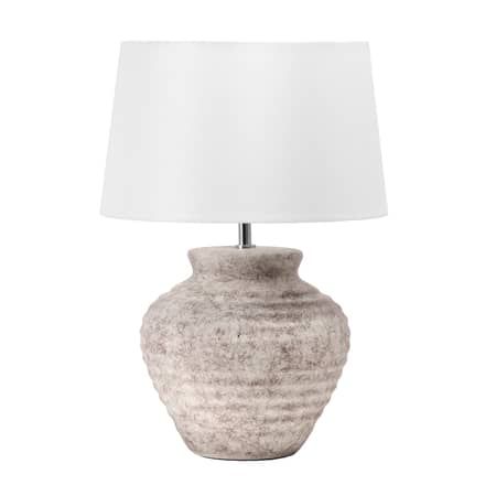 Ivory 20-inch Ceramic Vintage Vase Table Lamp added by Janae Sullivan