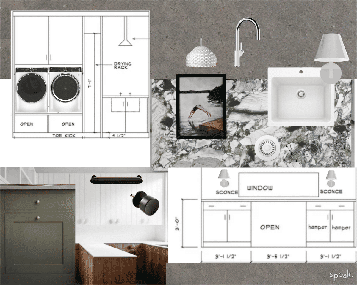 Laundry Room Ideas designed by Jillian Fiebelkorn