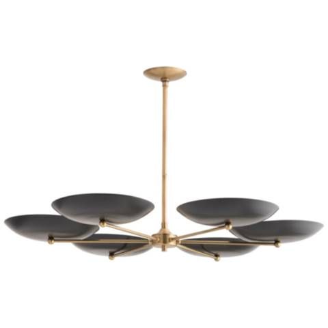 Arteriors Griffith 40" Wide Brass and Bronze Modern Chandelier - #313M2 | Lamps Plus added by Madeline Wood