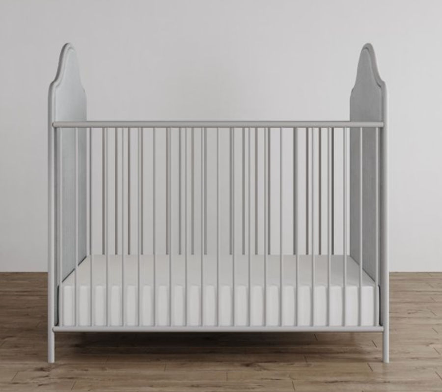 Little Seeds Piper Upholstered Convertible Metal Crib, Nursery Furniture, Dove Gray - Walmart.com added by Sarah Deel