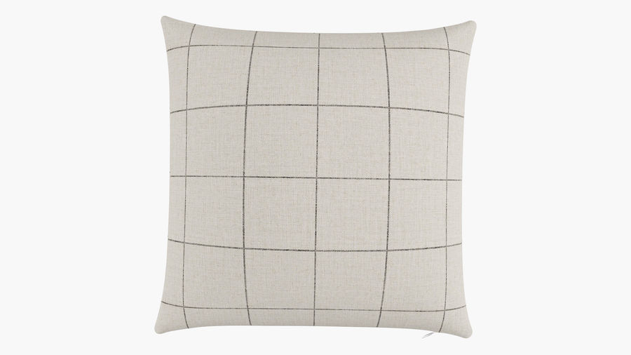 COAL WINDOWPANE THROW PILLOW added by Kaitlin Mangum