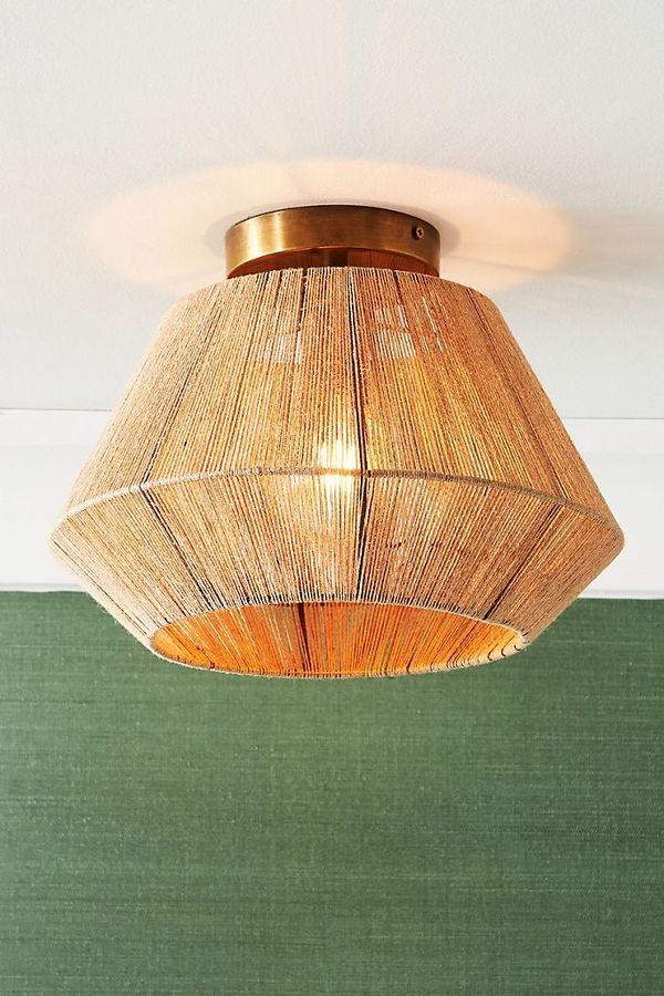 Jute Flush Mount added by Bailey Possail